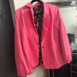 Womens pink blazer - size XL